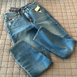 Gap curvy sky high true skinny ankle jeans